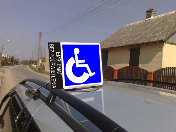 Emblemat na dach - Szkolenie niepełnosprawnych