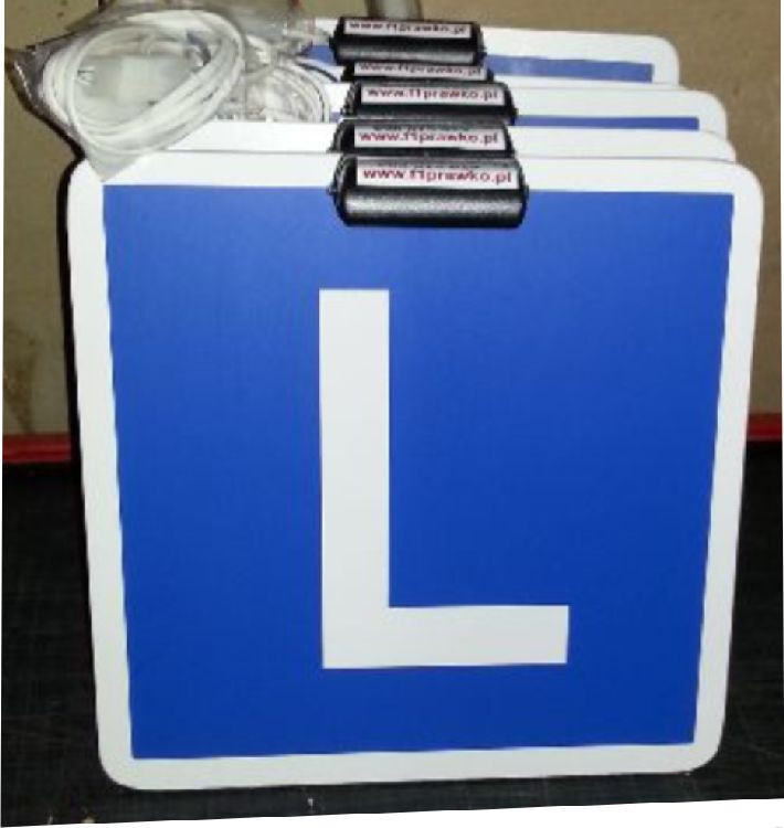 Emblemat L uniwersalny C D T led