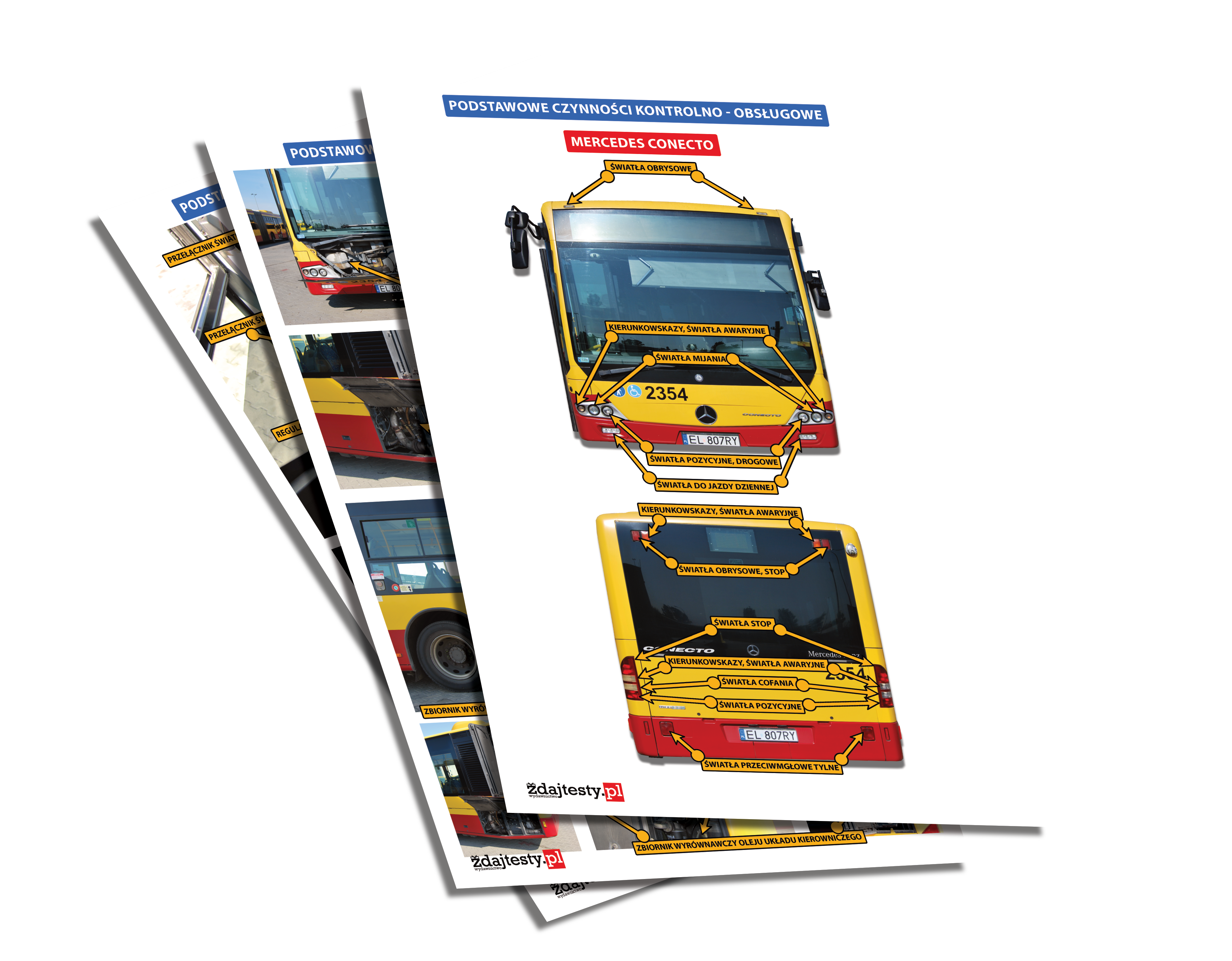 Podstawowe czynności kontrolno – obsługowe MERCEDES CONECTO