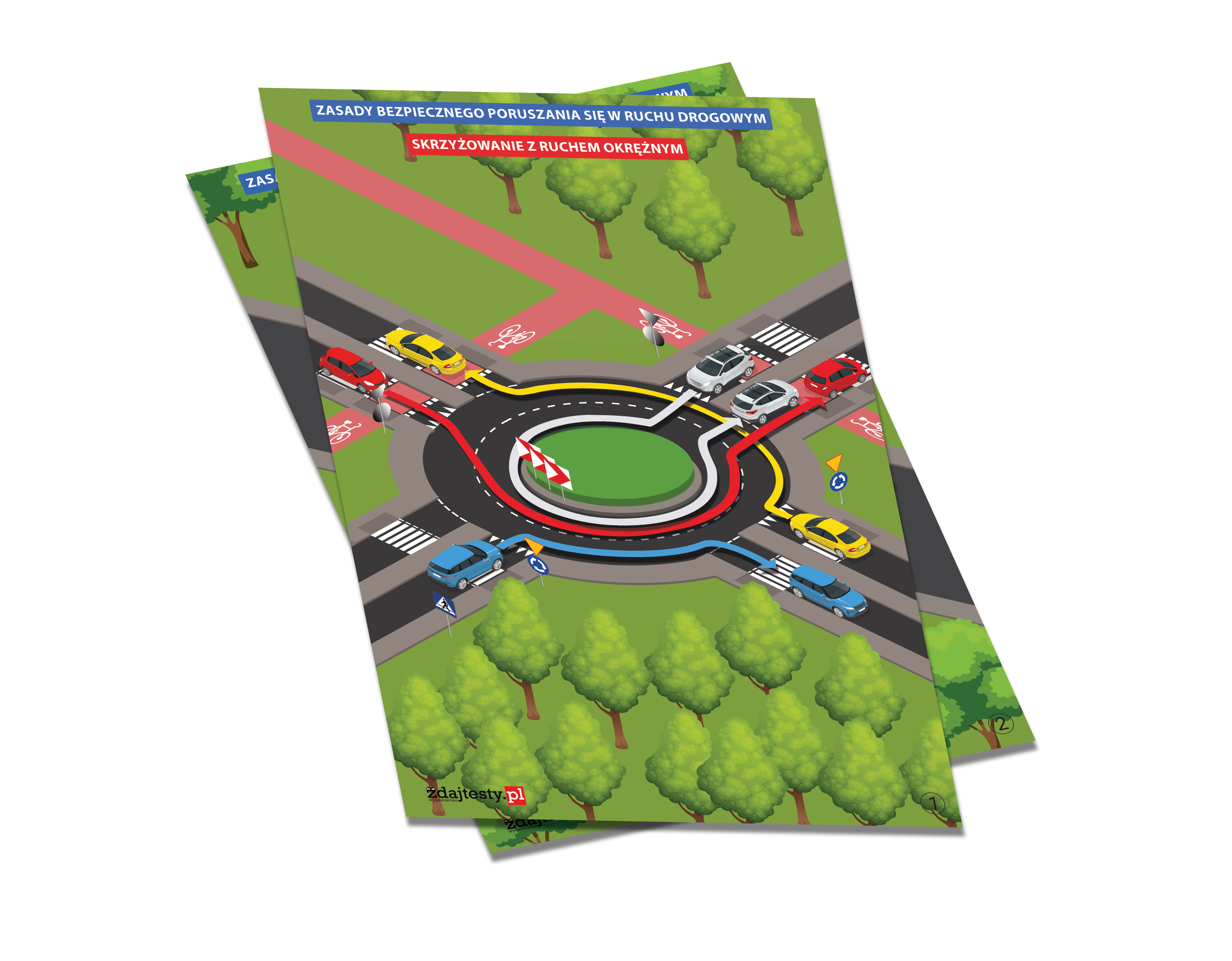 Plansze “SKRZYŻOWANIE Z RUCHEM OKRĘŻNYM” I ” SKRZYŻOWANIE RÓWNORZĘDNE”