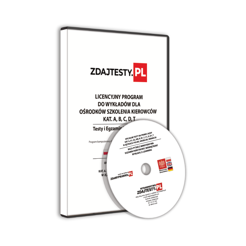 Program Wykłady oraz egzamin dla OSK. Edycja DVD