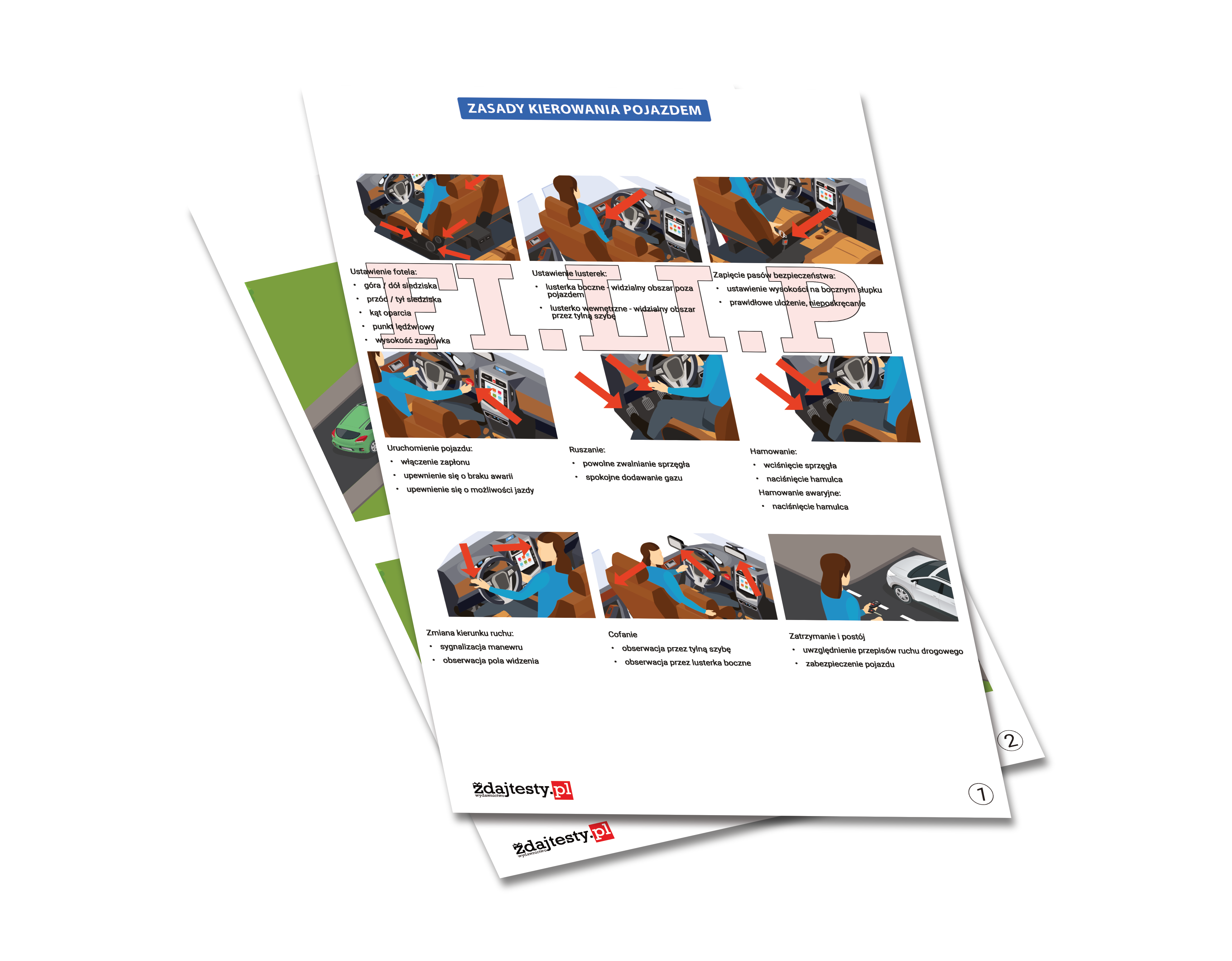 Plansze “ZASADY KIEROWANIA POJAZDEM”